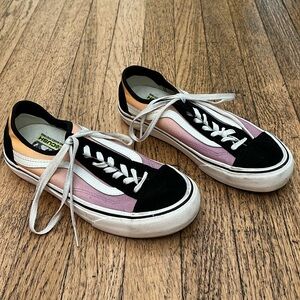 Vans lace up leather